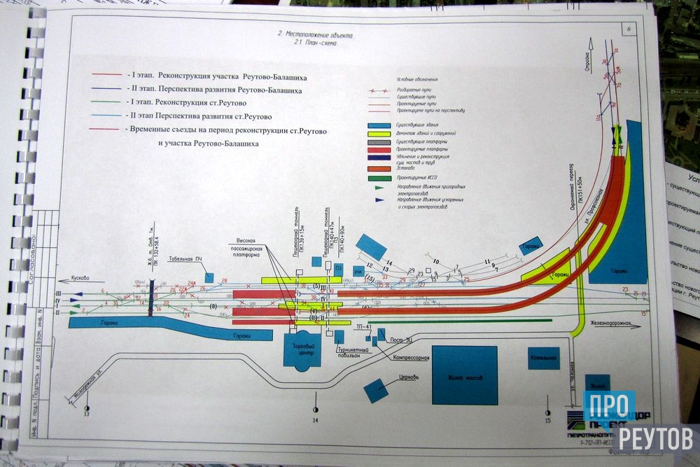 План реконструкции реутова
