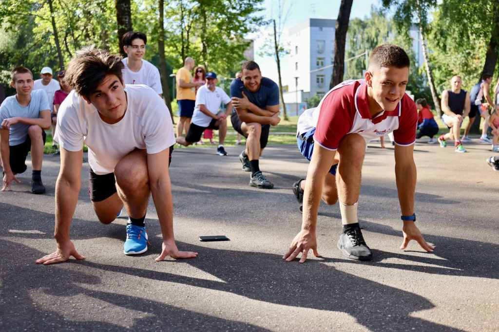 Спортивные мероприятия в парке